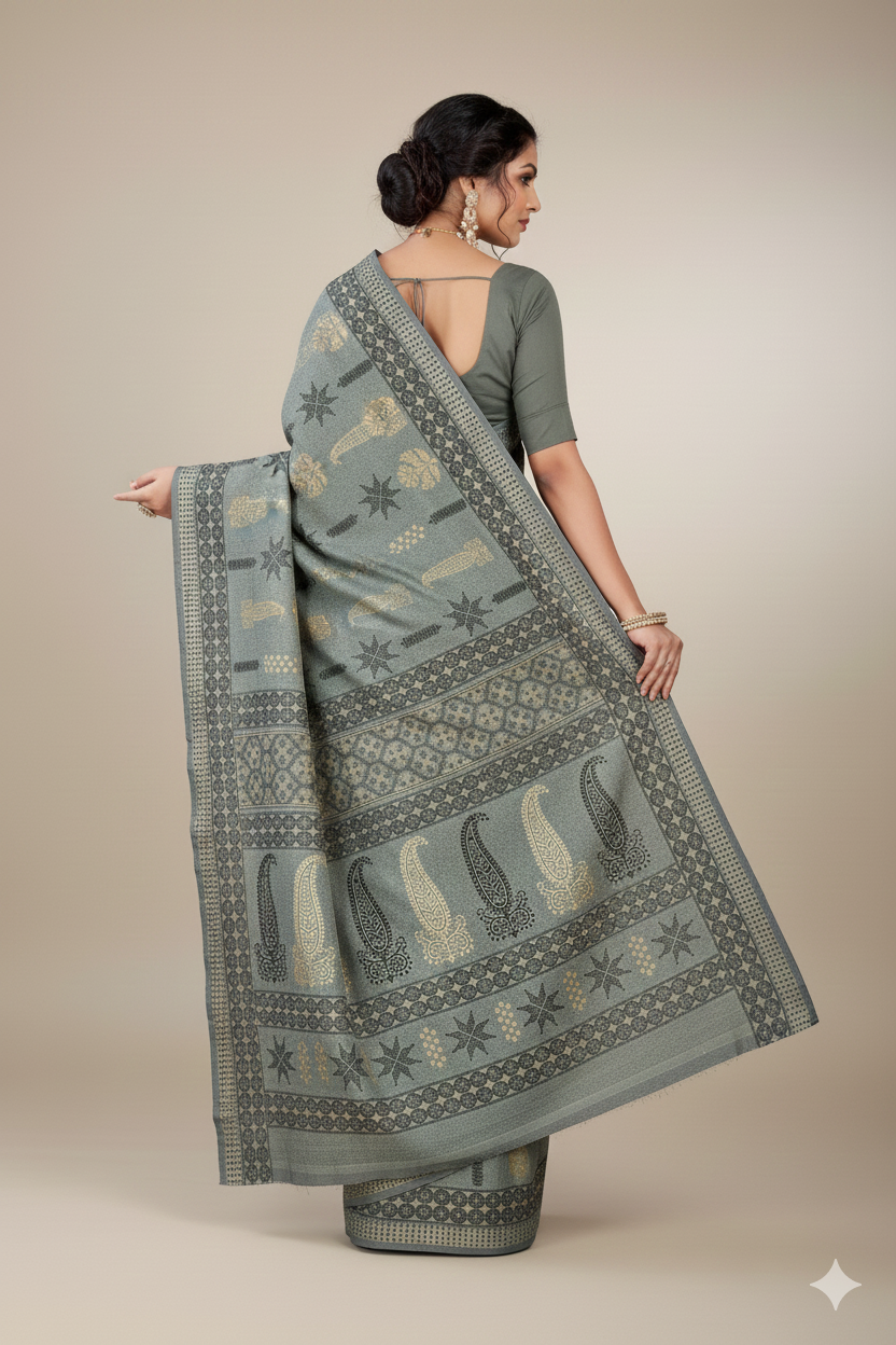 Daisy 3 Cotton Printed Saree 3557