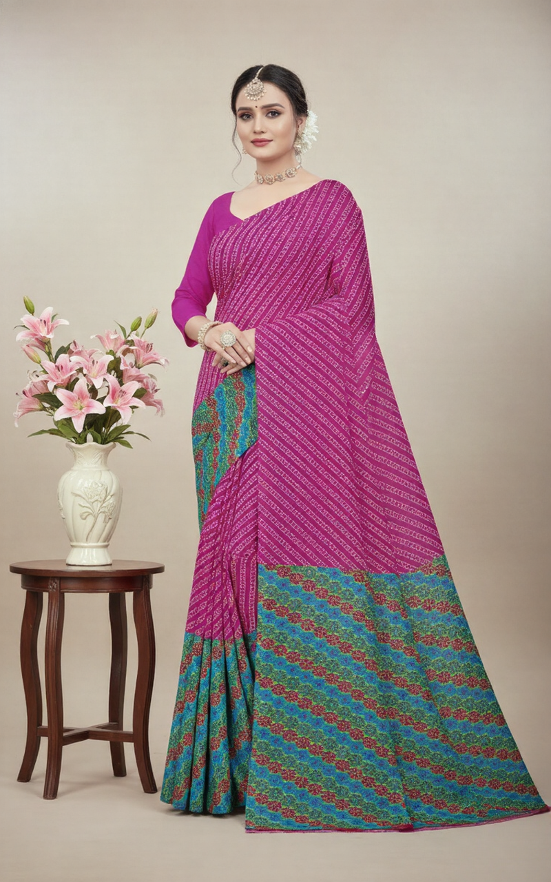 Nayantara Cotton Printed Saree 66321