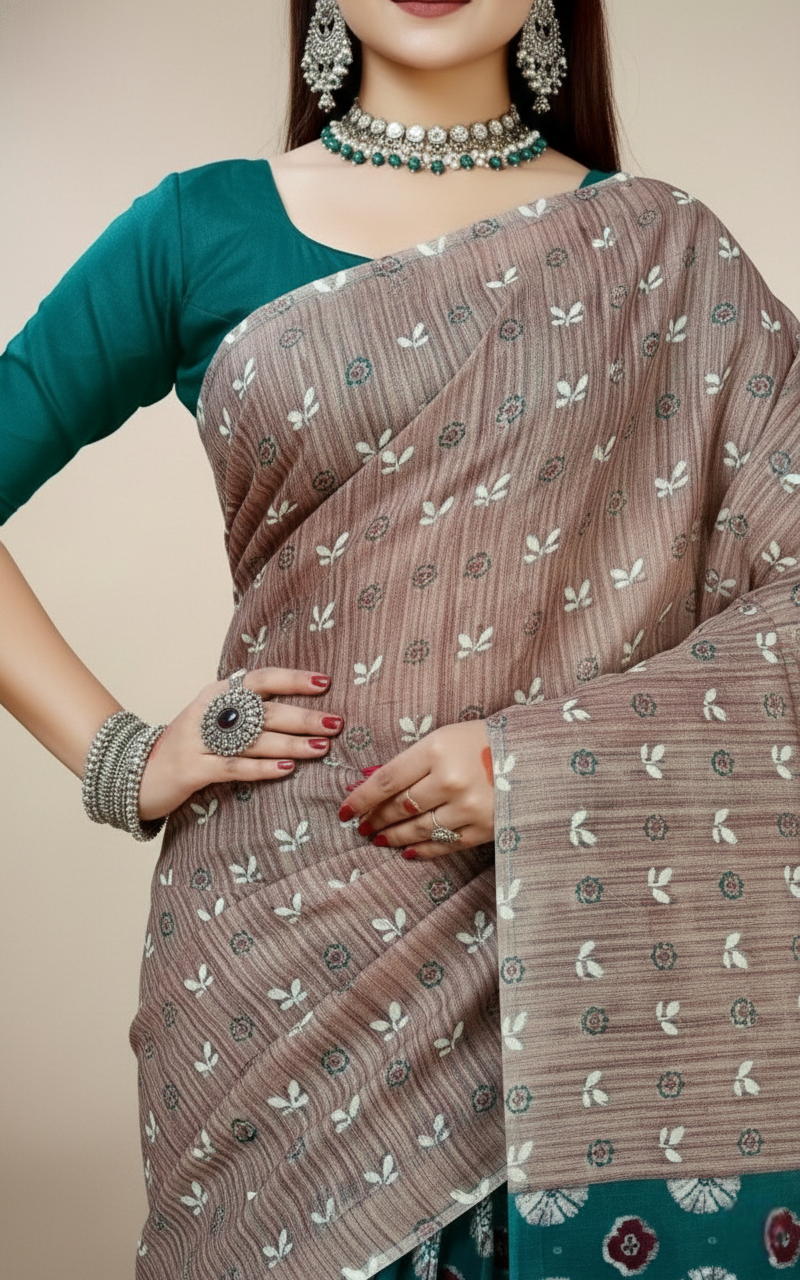 Raasa Cotton Printed Saree 10773