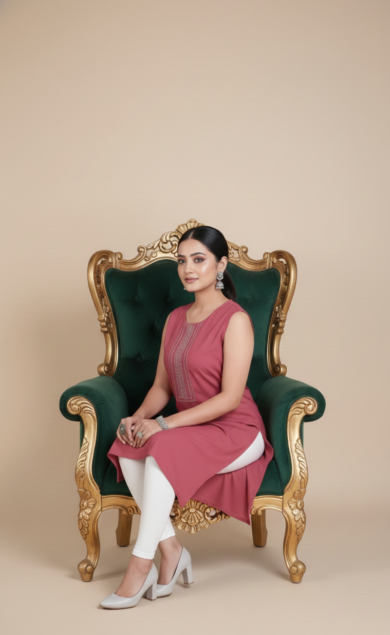 Sikha Sleeveless Cotton Kurti 4