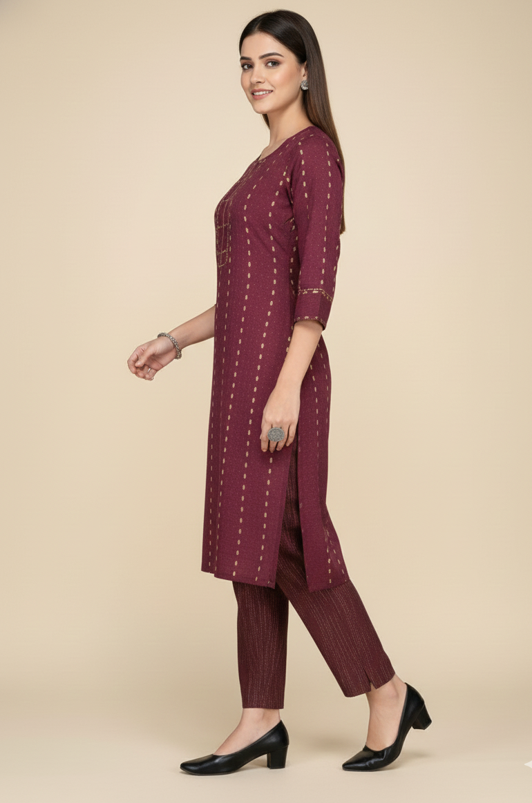 Koyel Cotton Kurti Set 3003