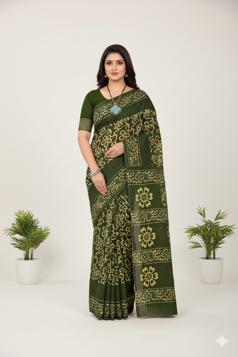 Melody 14 Cotton Printed Saree 781037
