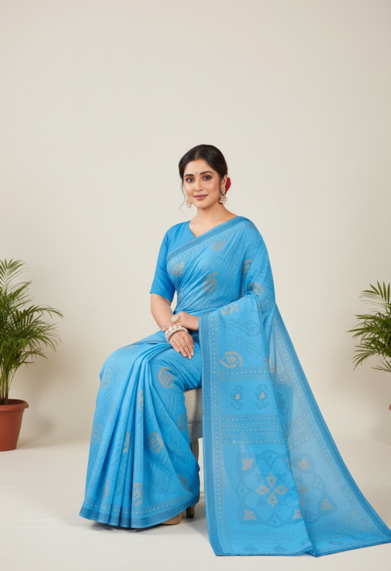 Daisy Vol Cotton Saree