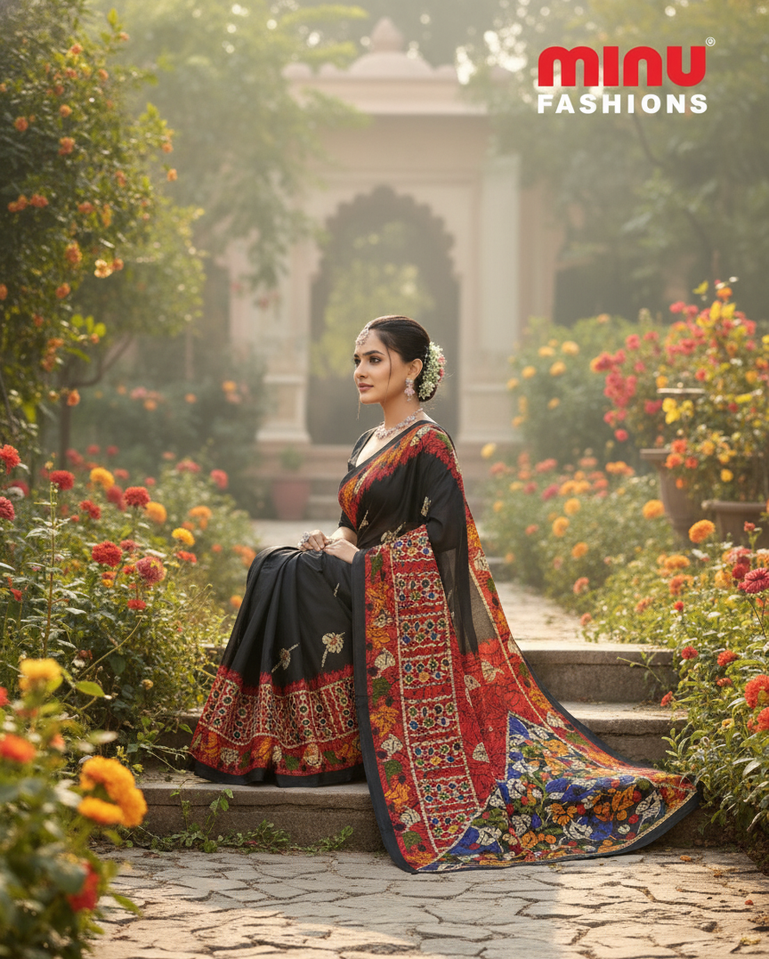 Bengal Beauty Batik Cotton Printed Saree 1006