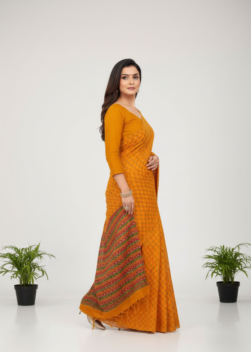 Nayantara Cotton Printed Saree 66322