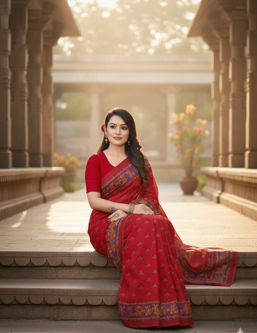 Anaya Cotton Printed Saree 3321