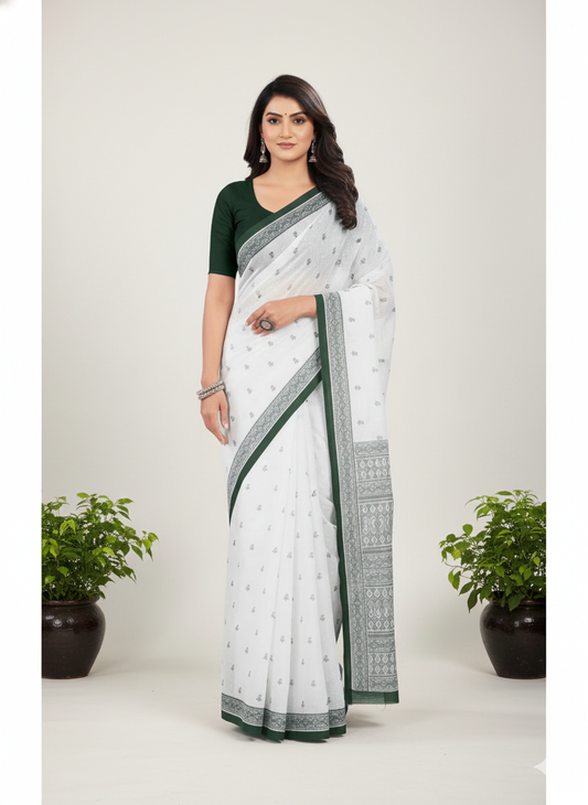 Sweta V- Cotton Saree