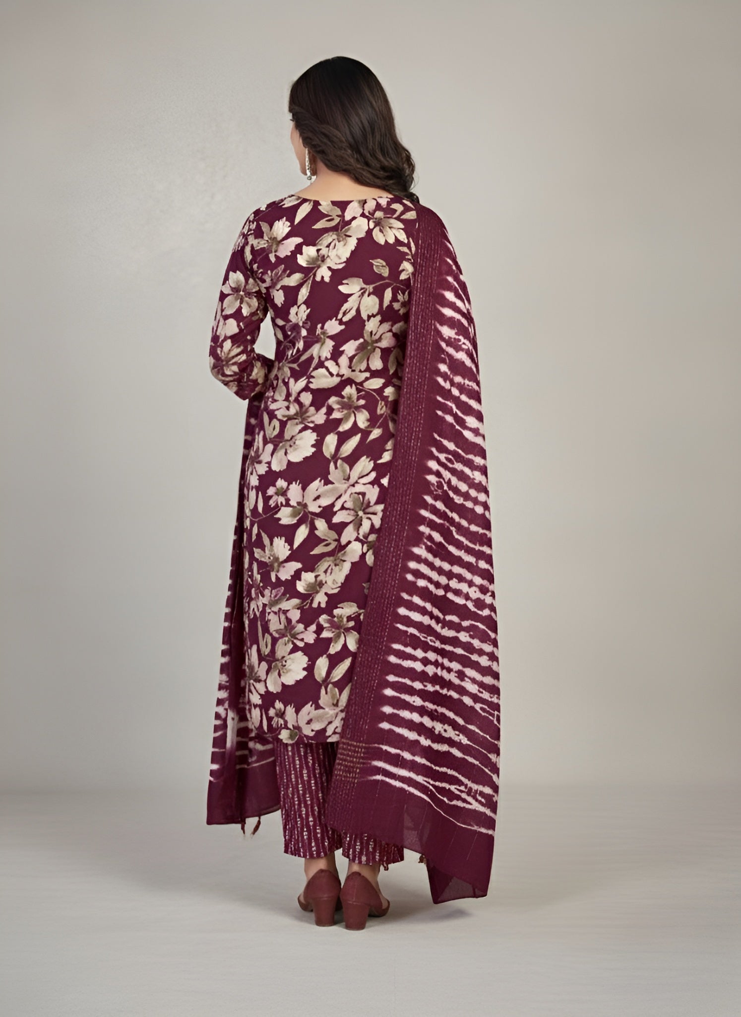 Fantasi 3 Cotton Printed Stitched Salwar Suit XXL 3001