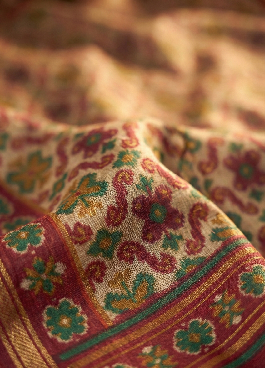 MINU SAREE SILK KANISHKA IKKAT 39375