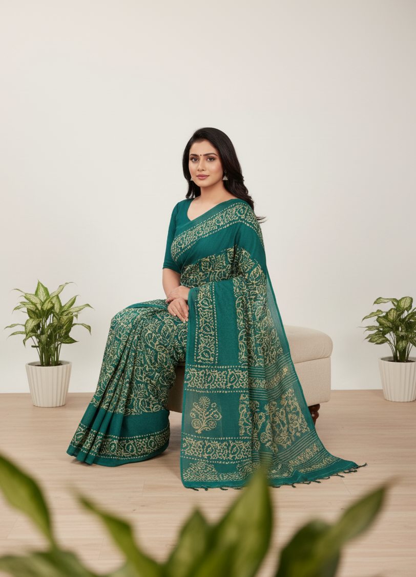 Melody 14 Cotton Printed Saree 781040