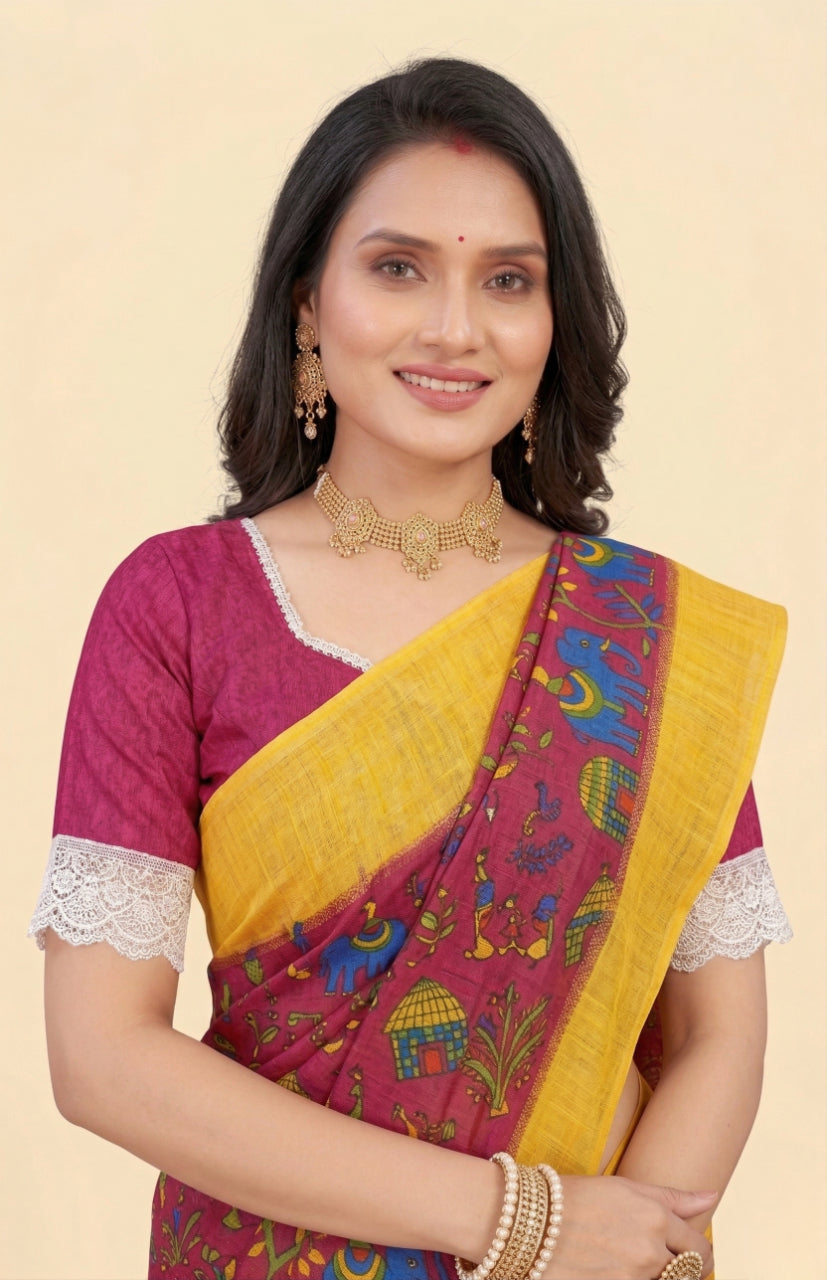 Boutique Special Brown Saree