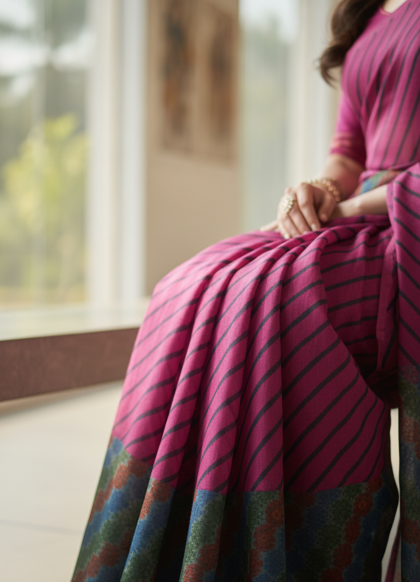 Nayan Tara cotton printed Saree  66321