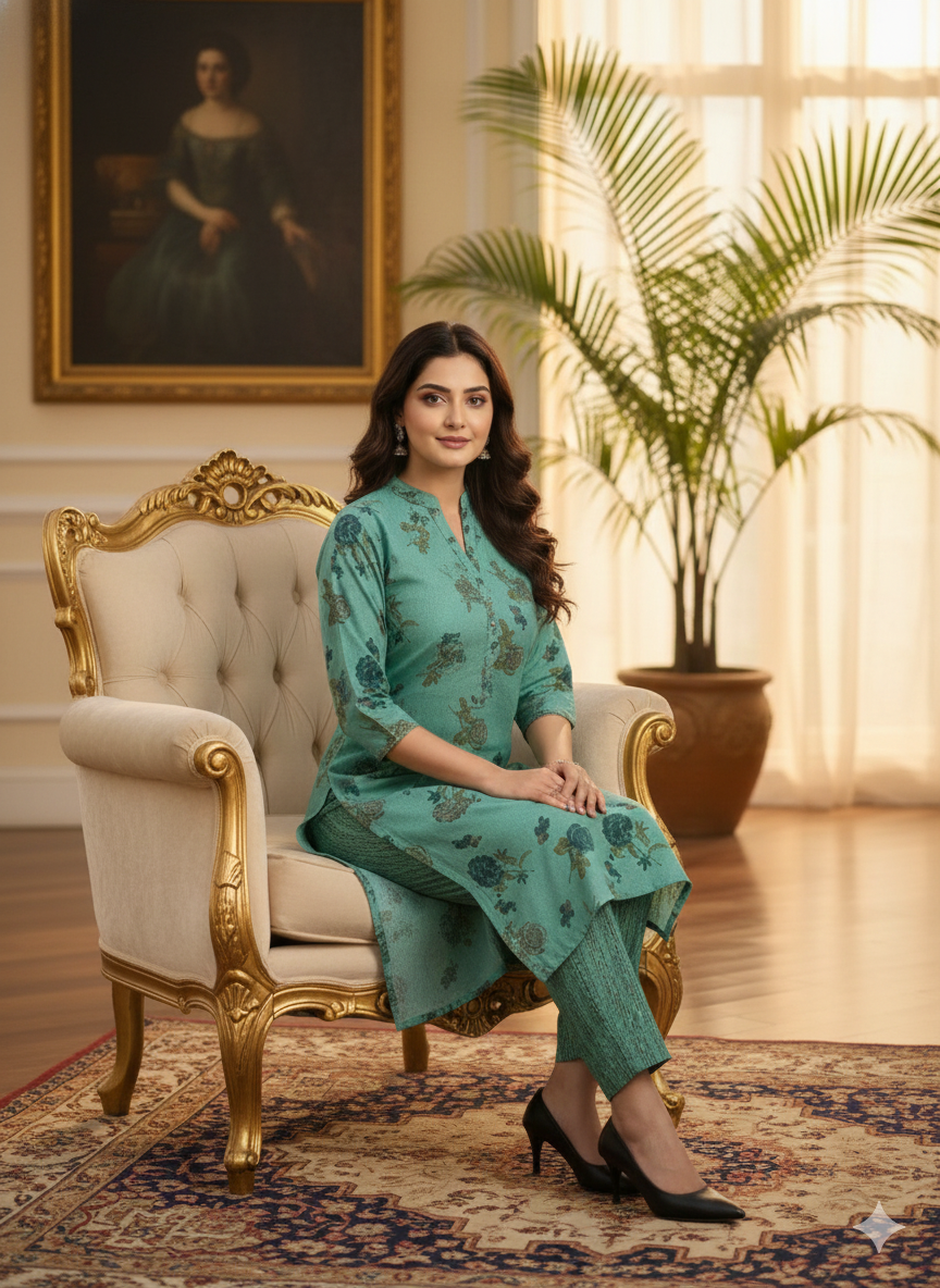 Kangana Combo Cotton Printed Kurti Set 1004