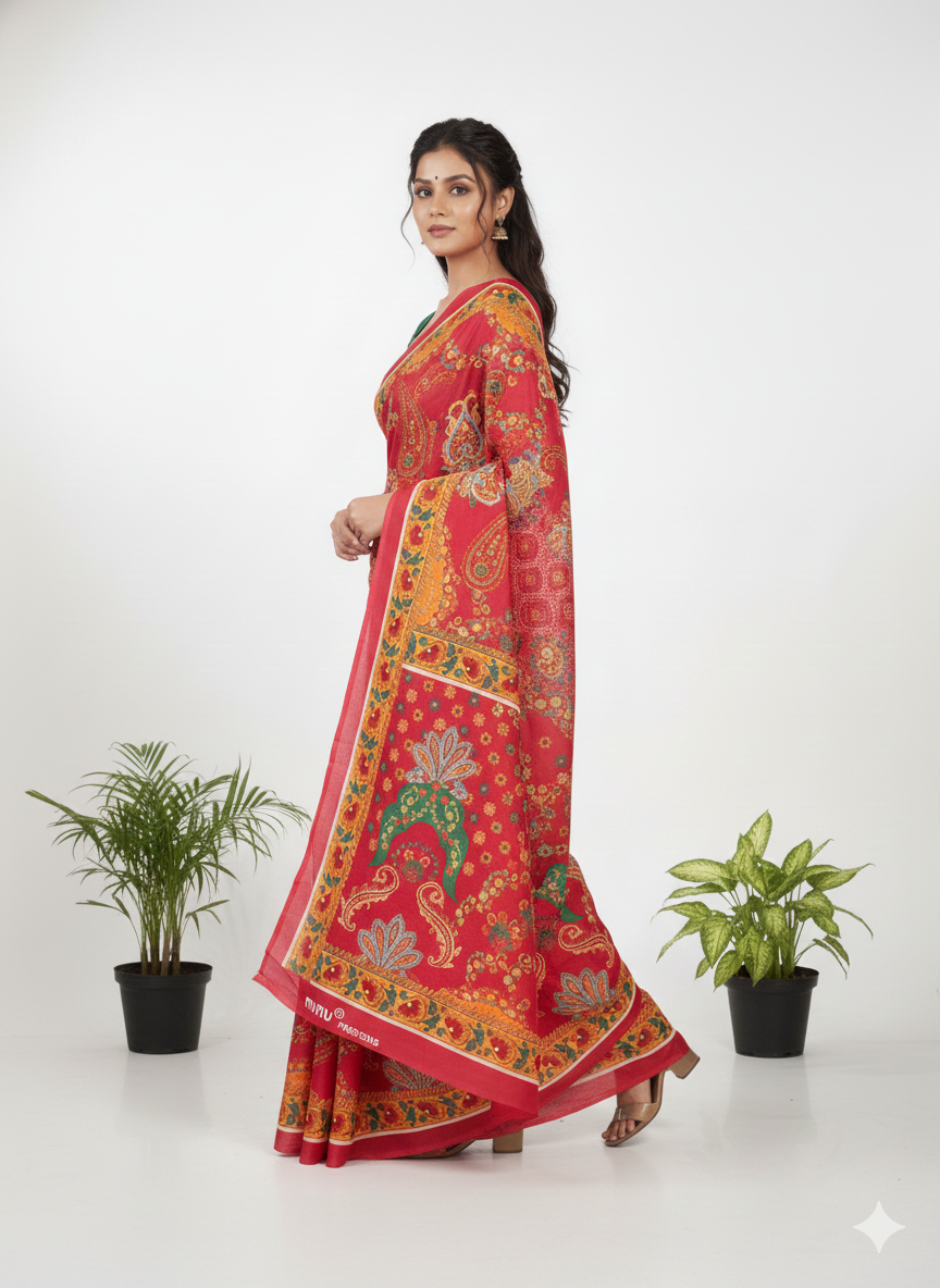 MINU SAREE DIGITAL FASHION RADHEY KRISHNA 45056