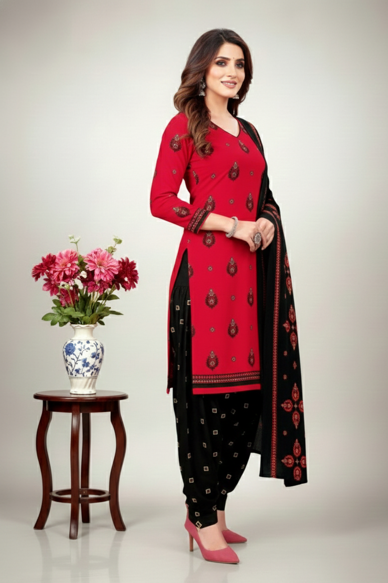 Akshara Patiyala Cotton Printed Stitched Salwar Suit 1701