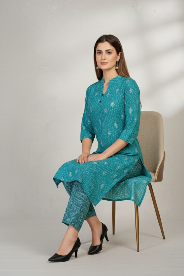 Kangana Combo Cotton Printed Kurti Set 1006