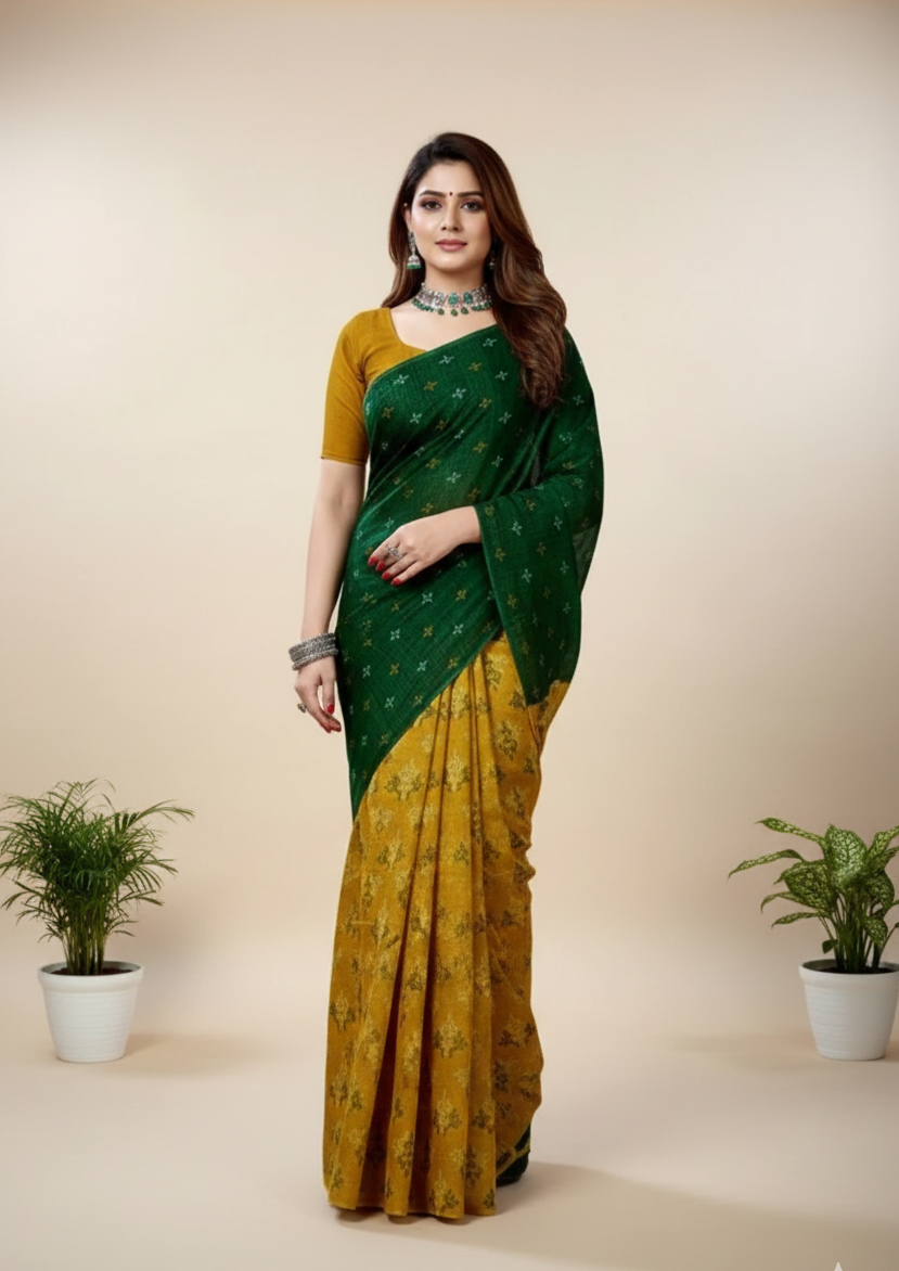 Raasa Cotton Printed Saree 10770