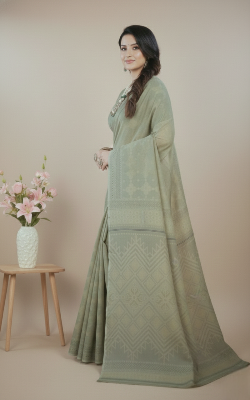 Ritika Cotton Printed Saree 1005