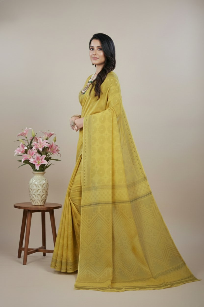 Ritika Cotton Printed Saree 1001