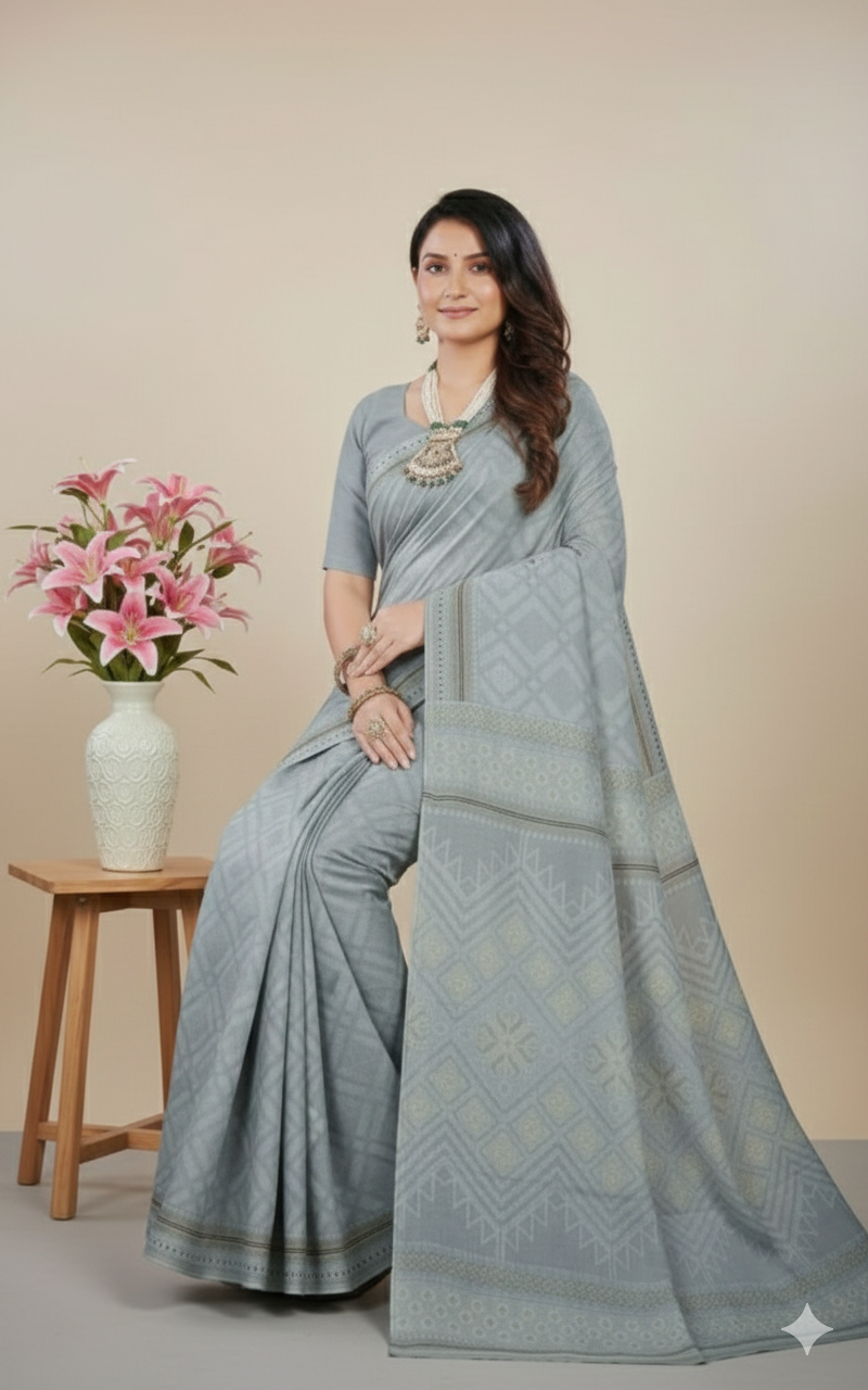 Ritika Cotton Printed Saree 1007