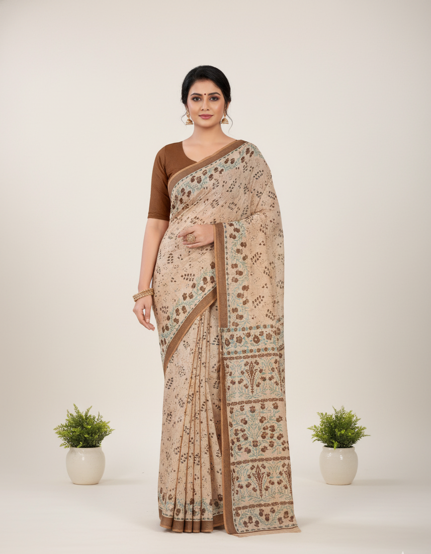 Rio Cotton Printed Saree 3370