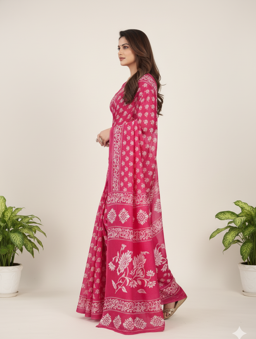 Suparna 2 Cotton Printed Saree 1005