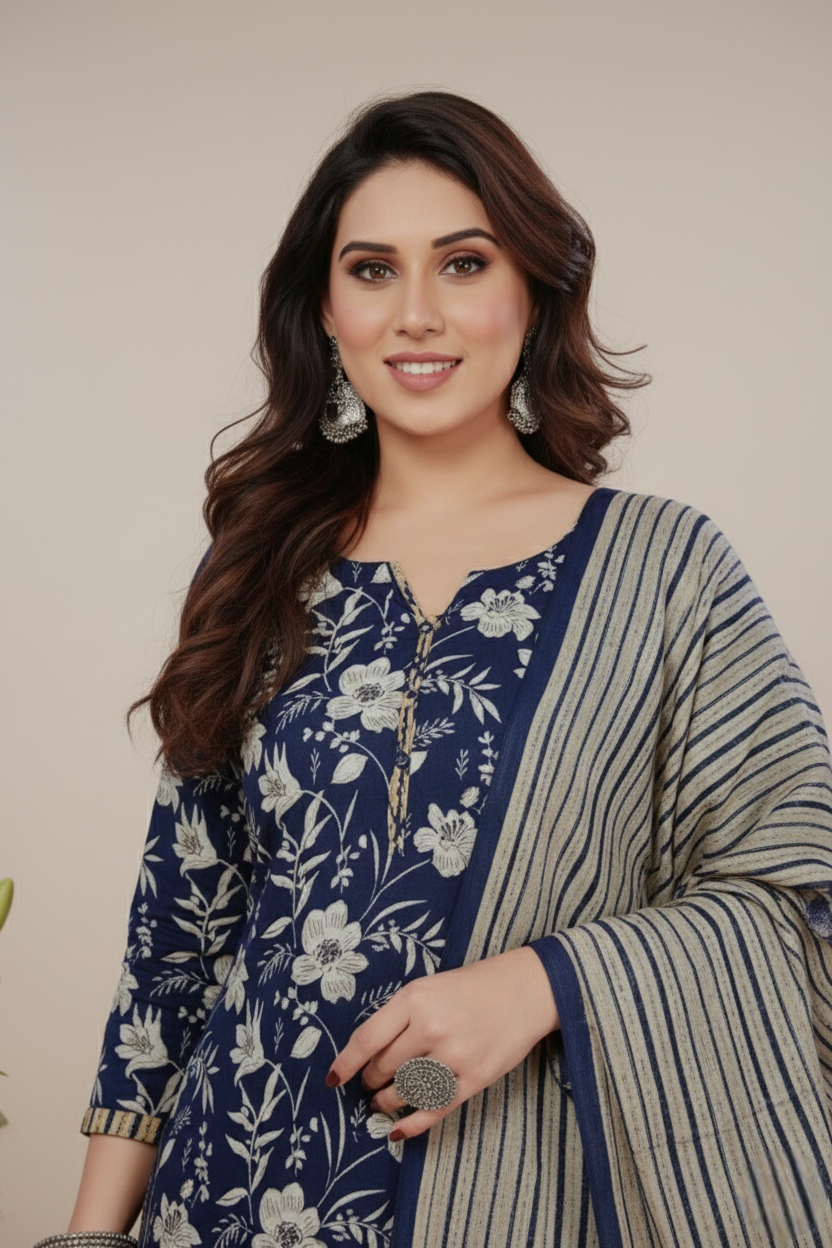 Sonpari Cotton Printed Stitched Salwar Suit XL 3005