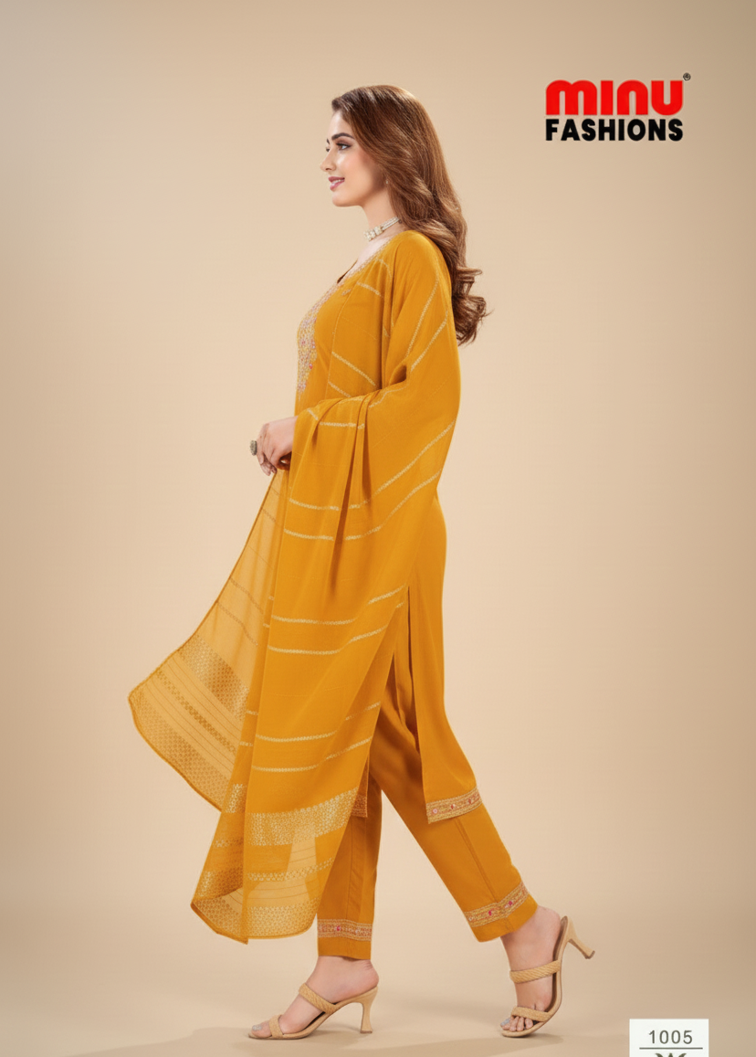 Abhilasha Cotton Printed Stitched Salwar Suit 1005