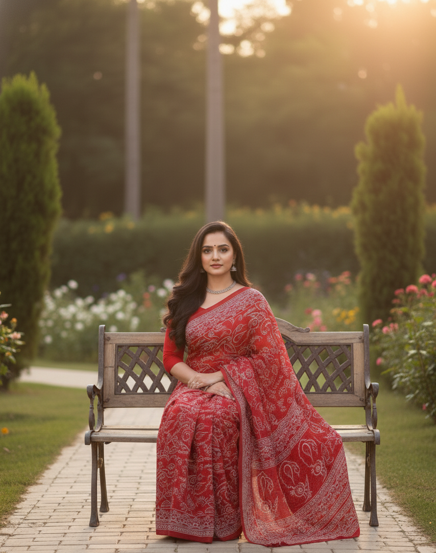 Priya 7 Cotton printed Saree  424410