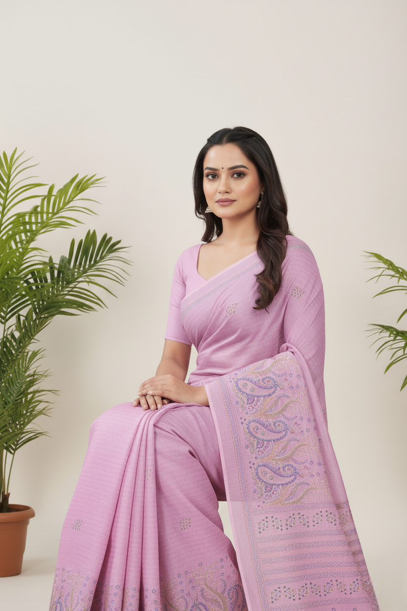 Mabesha Cotton Printed Saree 3584