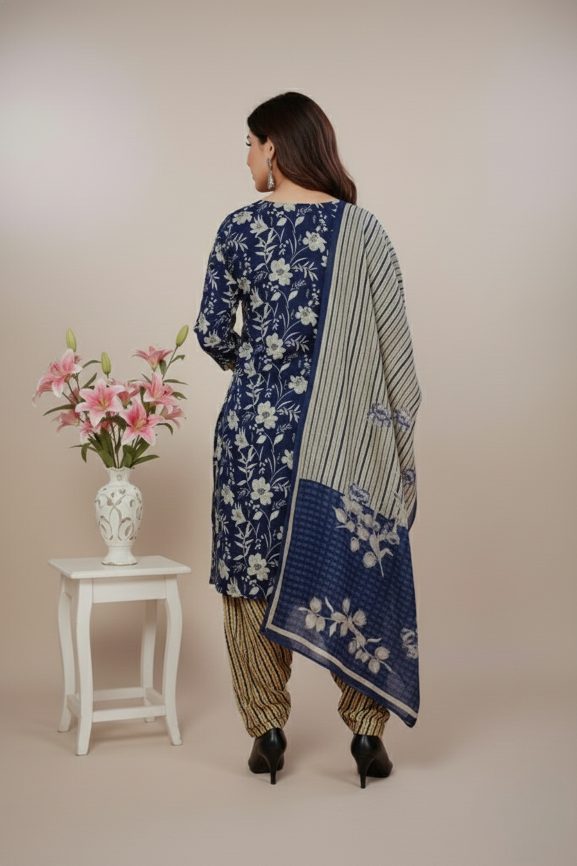 Sonpari Cotton Printed Stitched Salwar Suit XL 3005