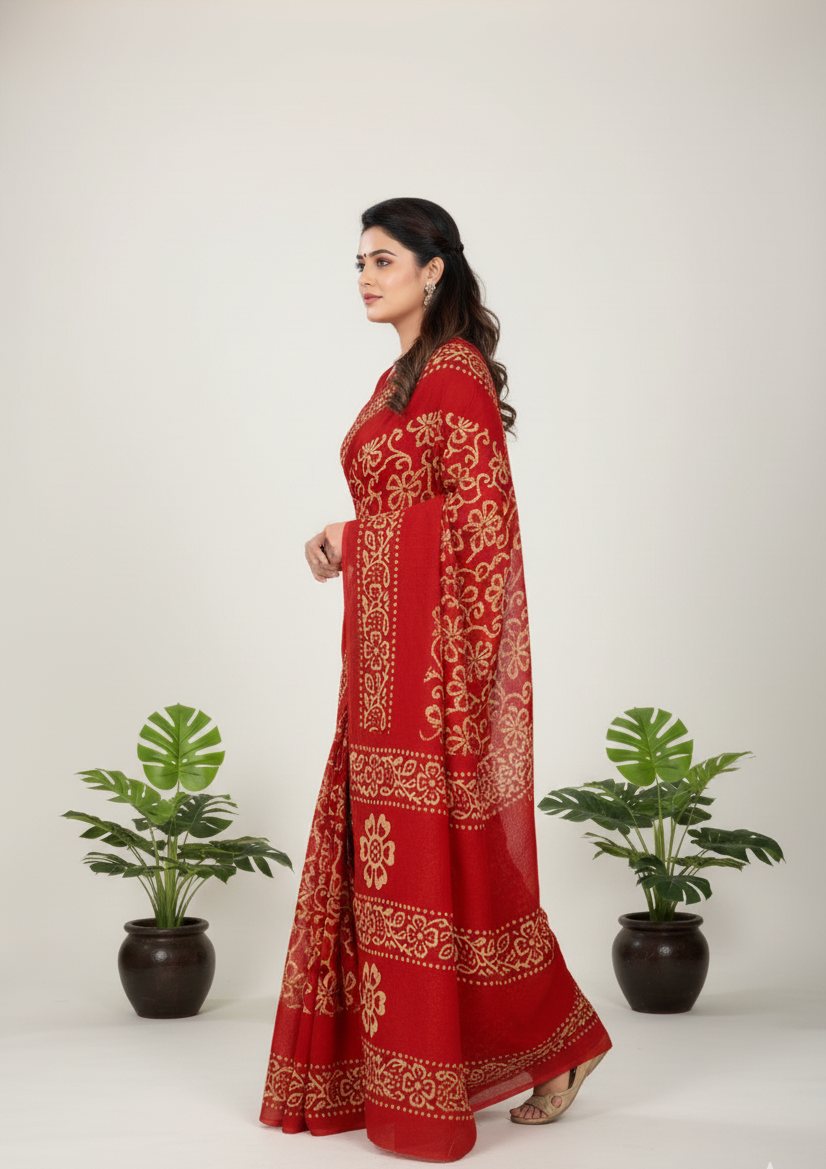 Melody 14 Cotton Printed Saree 781037