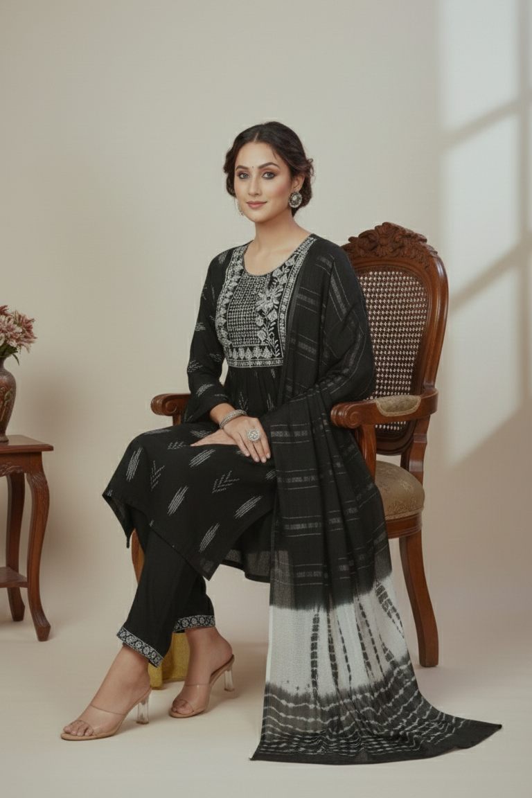 Tulip Cotton Printed Stitched Salwar Suit XXL 3006