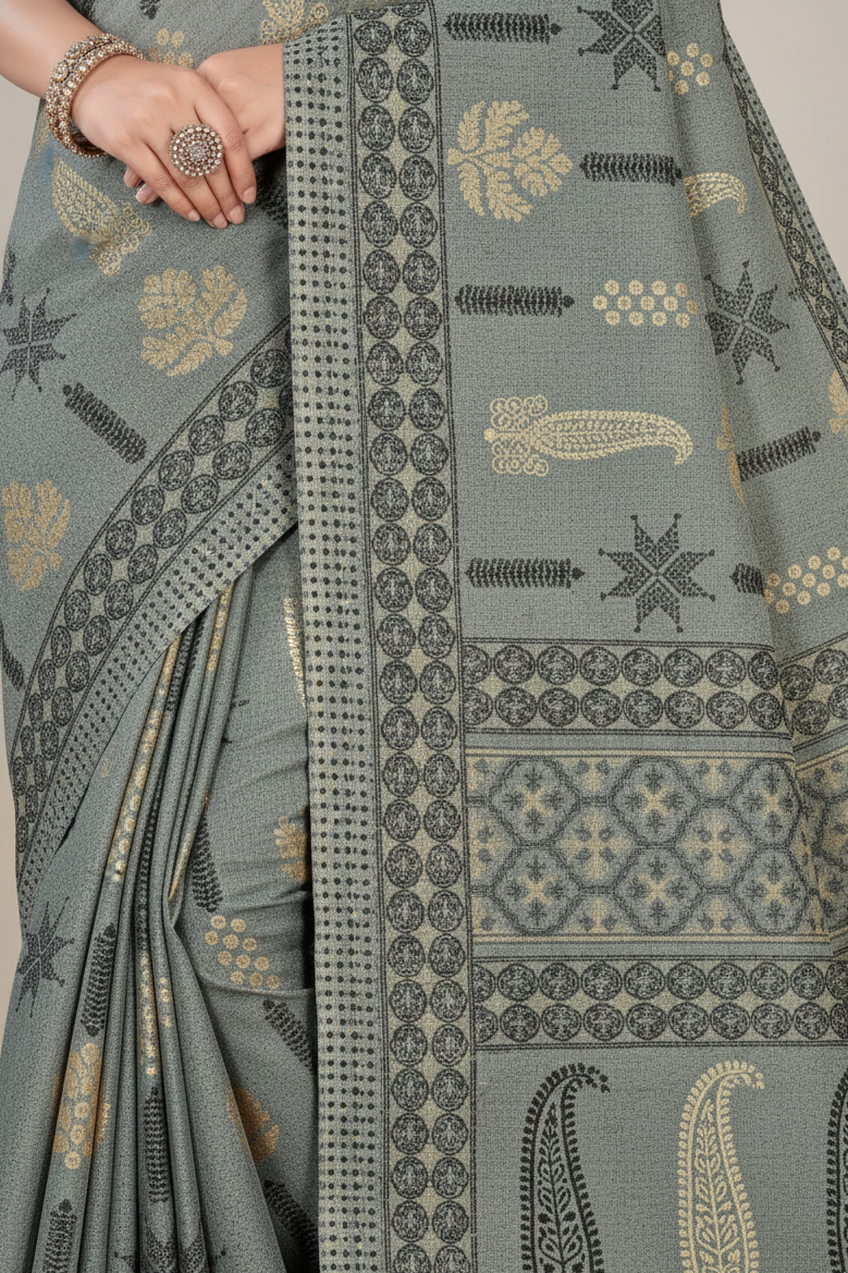 Daisy 3 Cotton Printed Saree 3557