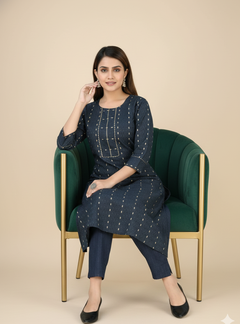 Koyel Cotton Kurti Set 3001