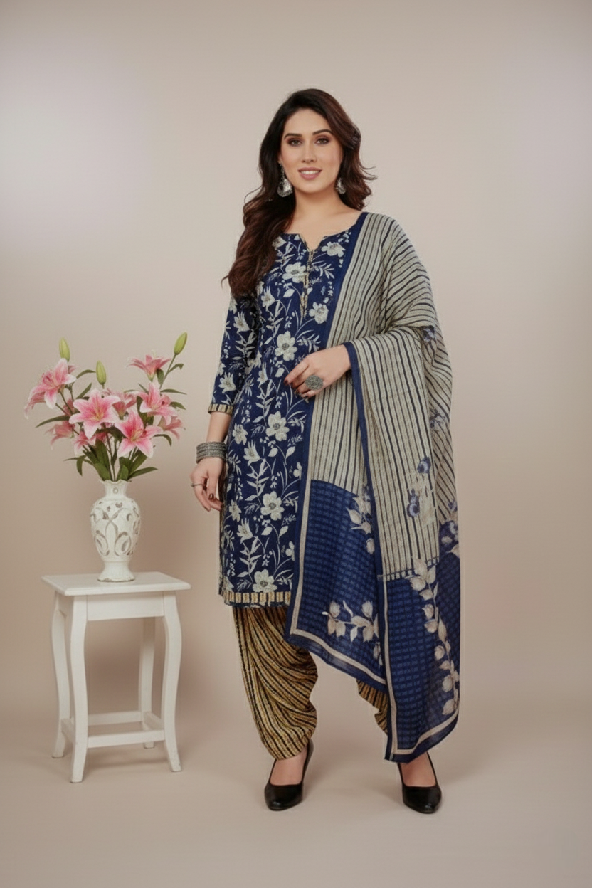 Sonpari Cotton Printed Stitched Salwar Suit XL 3005