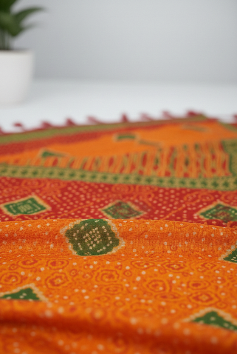 Janak Nandini Cotton Embroidery Saree 14100