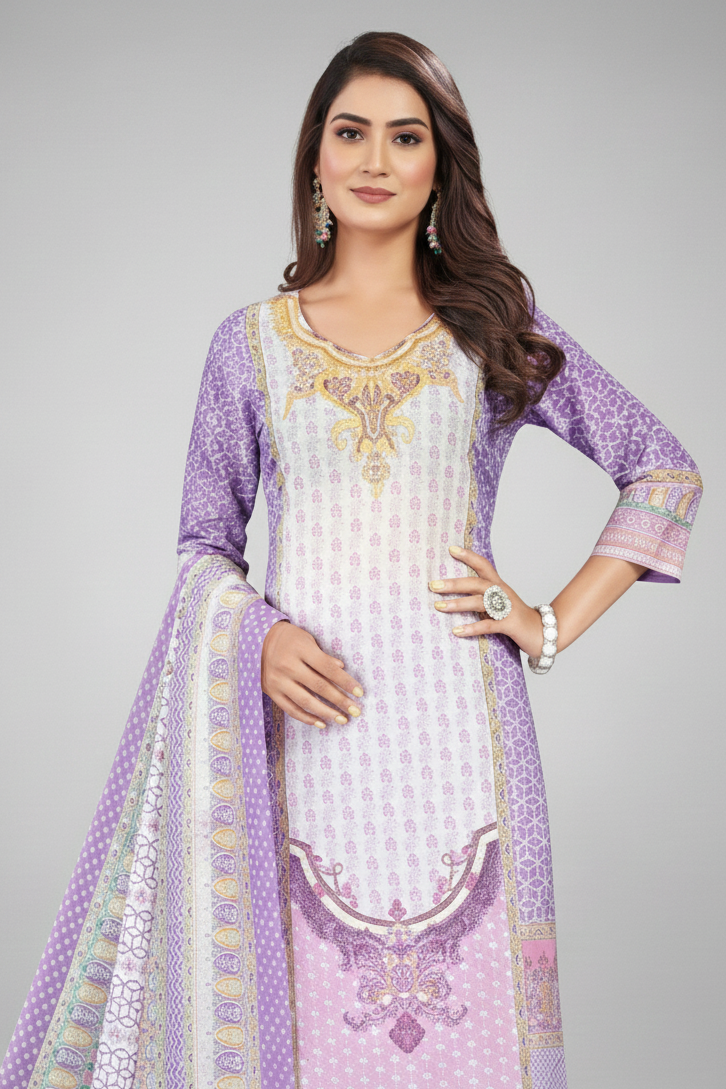Kiara Cotton Printed Stitched Salwar Suit 2006