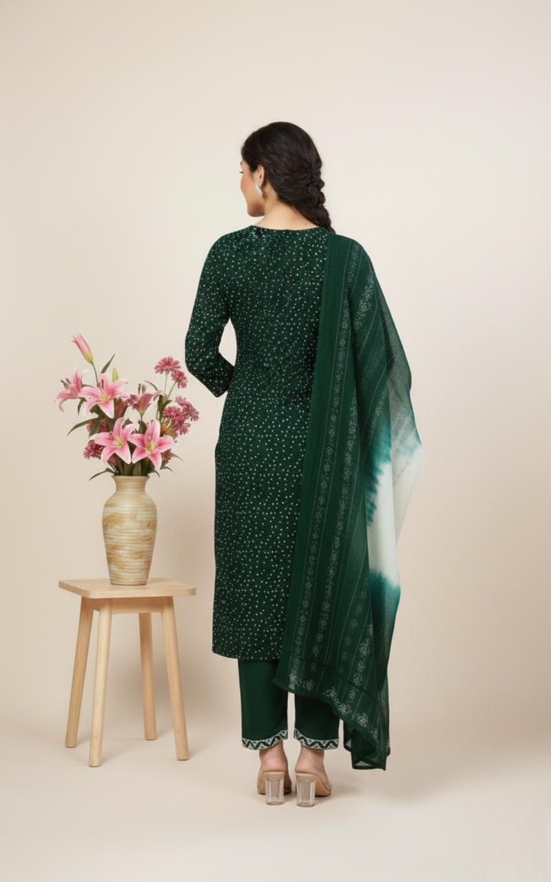 Tulip Cotton Printed Stitched Salwar Suit XXL 3001
