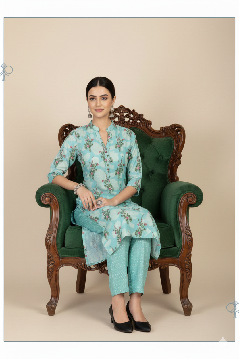 Kangana Combo Cotton Printed Kurti Set 1002