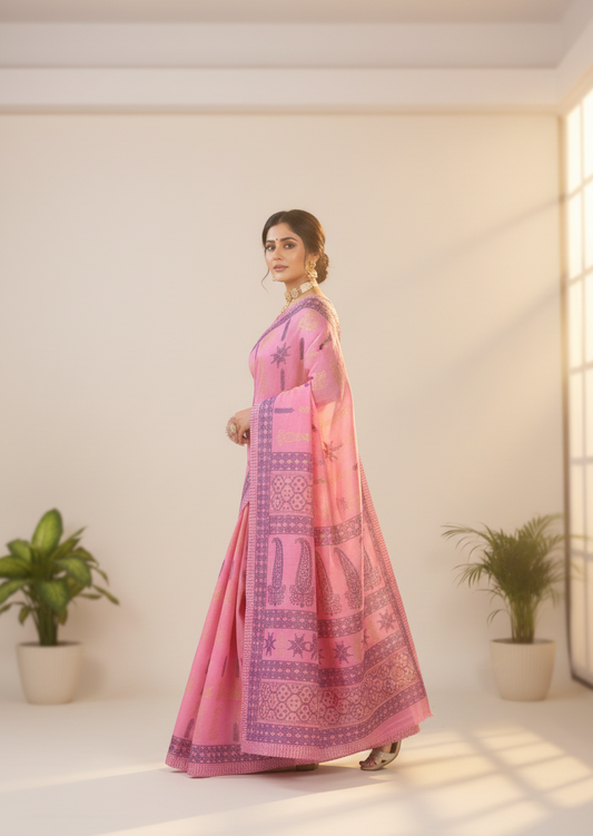 Daisy Vol Premium Cotton Saree