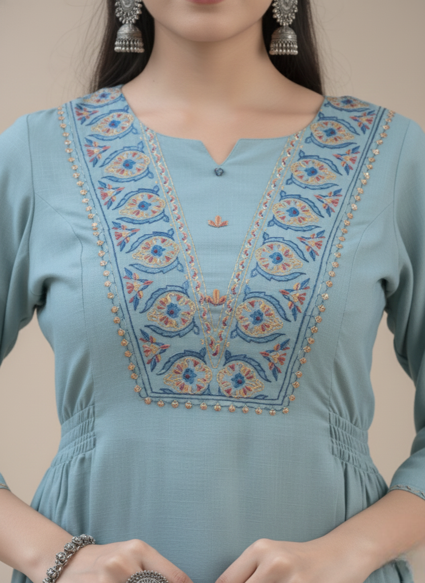 Gehna Rayon Printed Kurti 1003