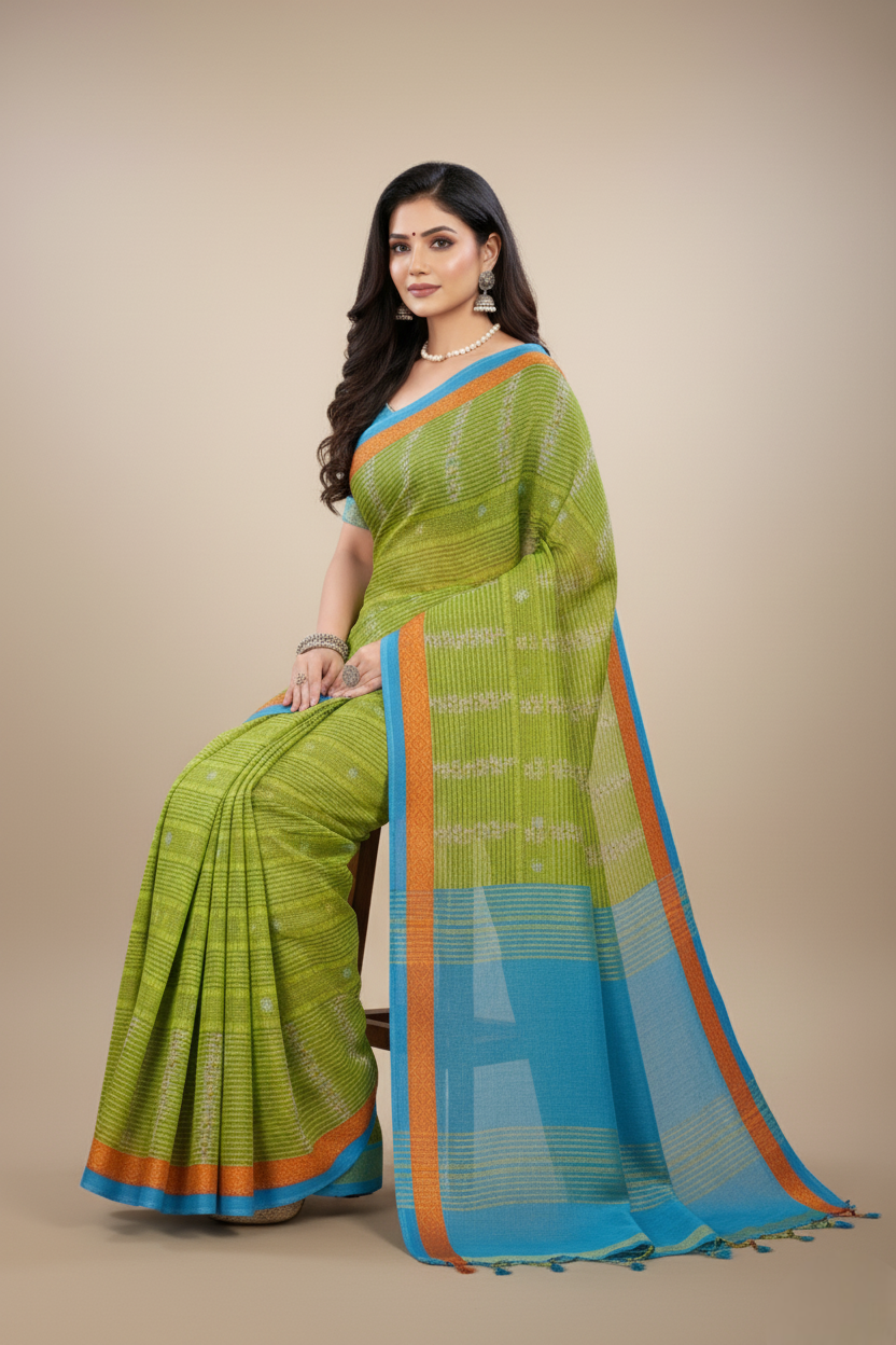 Aparajita Cotton Printed Saree 1008