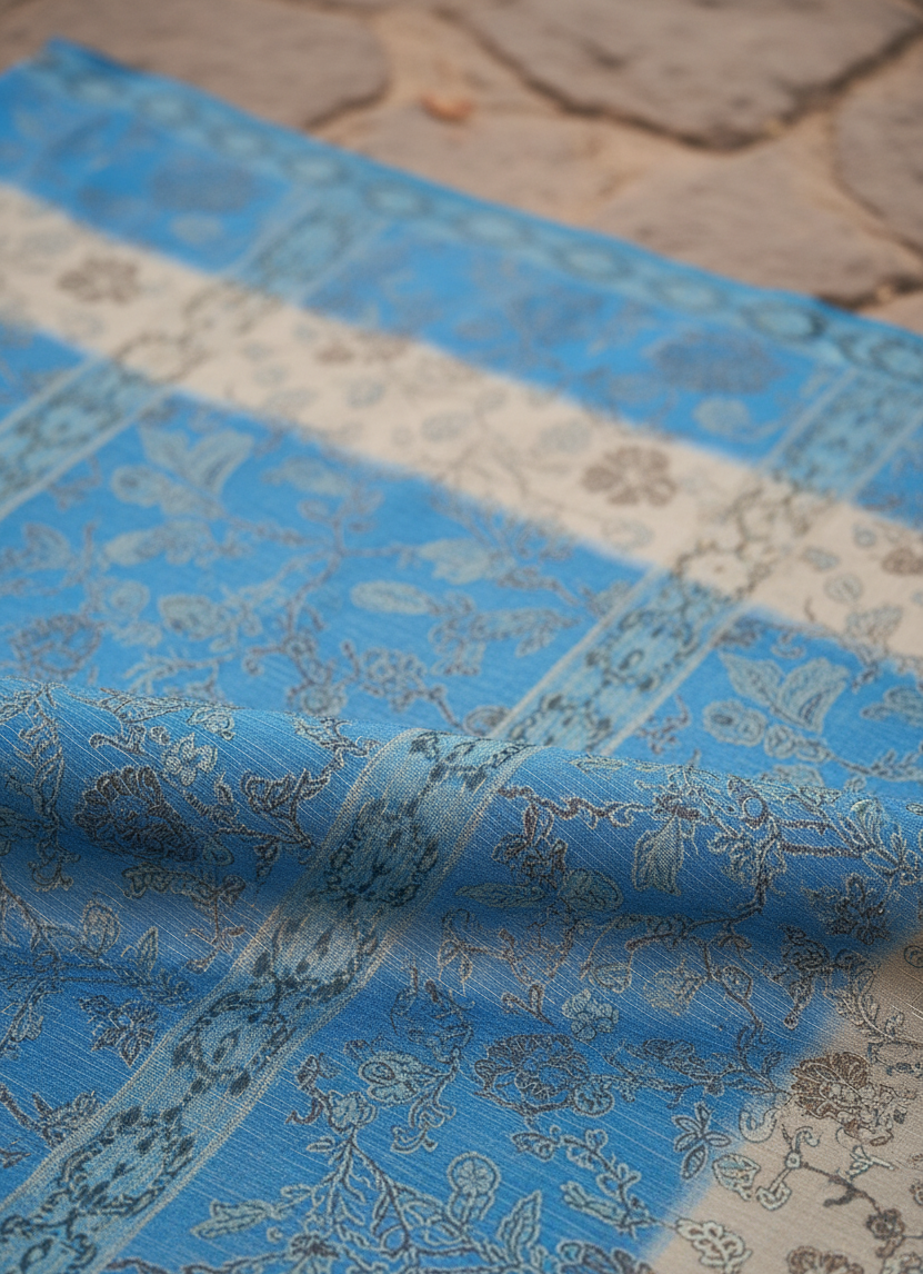 Kesariya 3 Cotton Printed Saree 731084