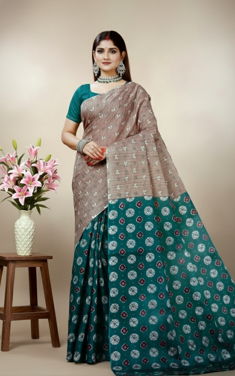 Raasa Cotton Printed Saree 10773