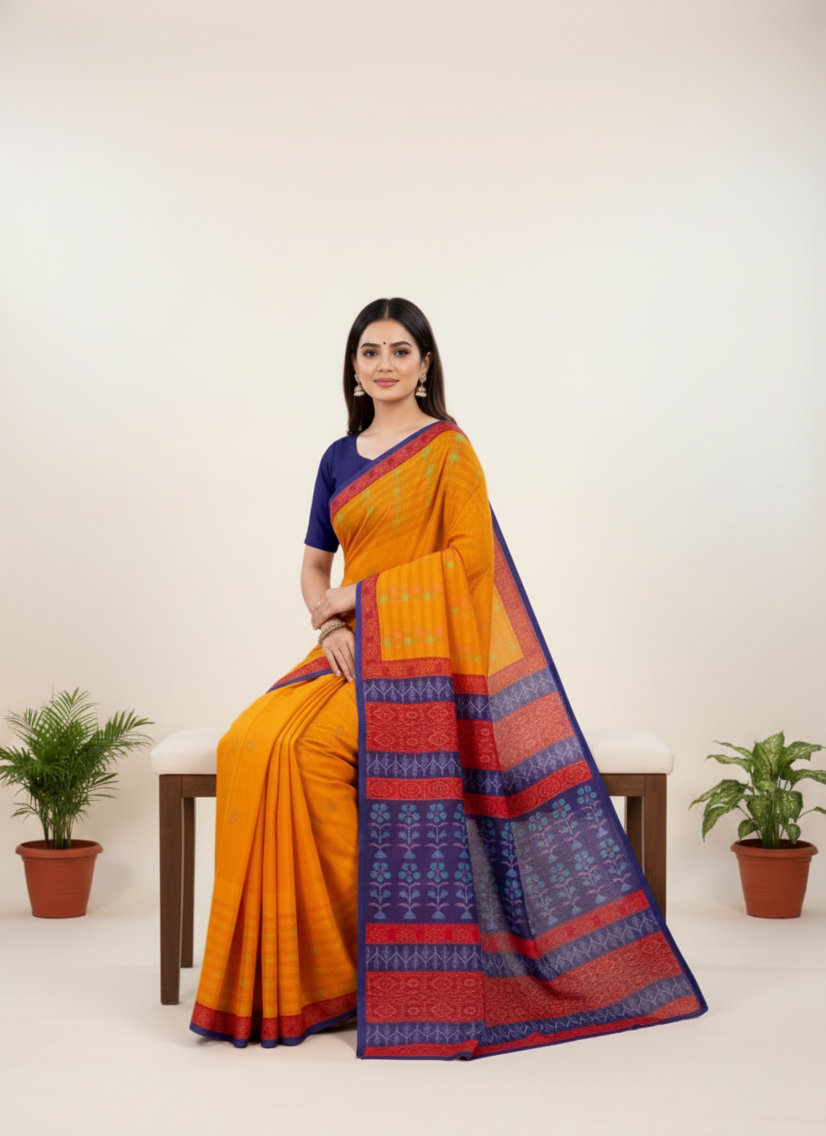 Aparajita Cotton Printed Saree 1001