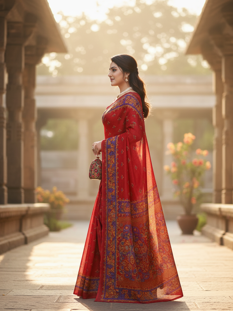 Anaya Cotton Printed Saree 3321