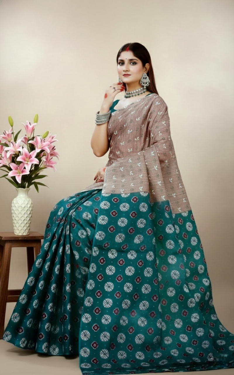 Raasa Cotton Printed Saree 10773