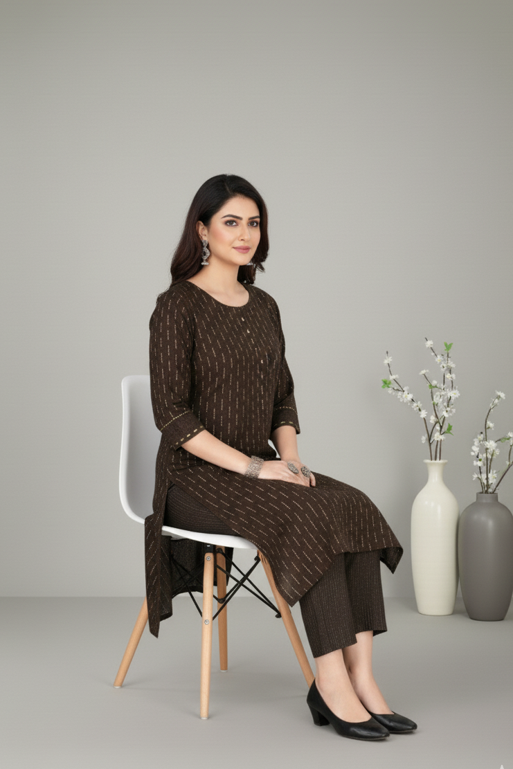 Koyel Cotton Kurti Set 3002