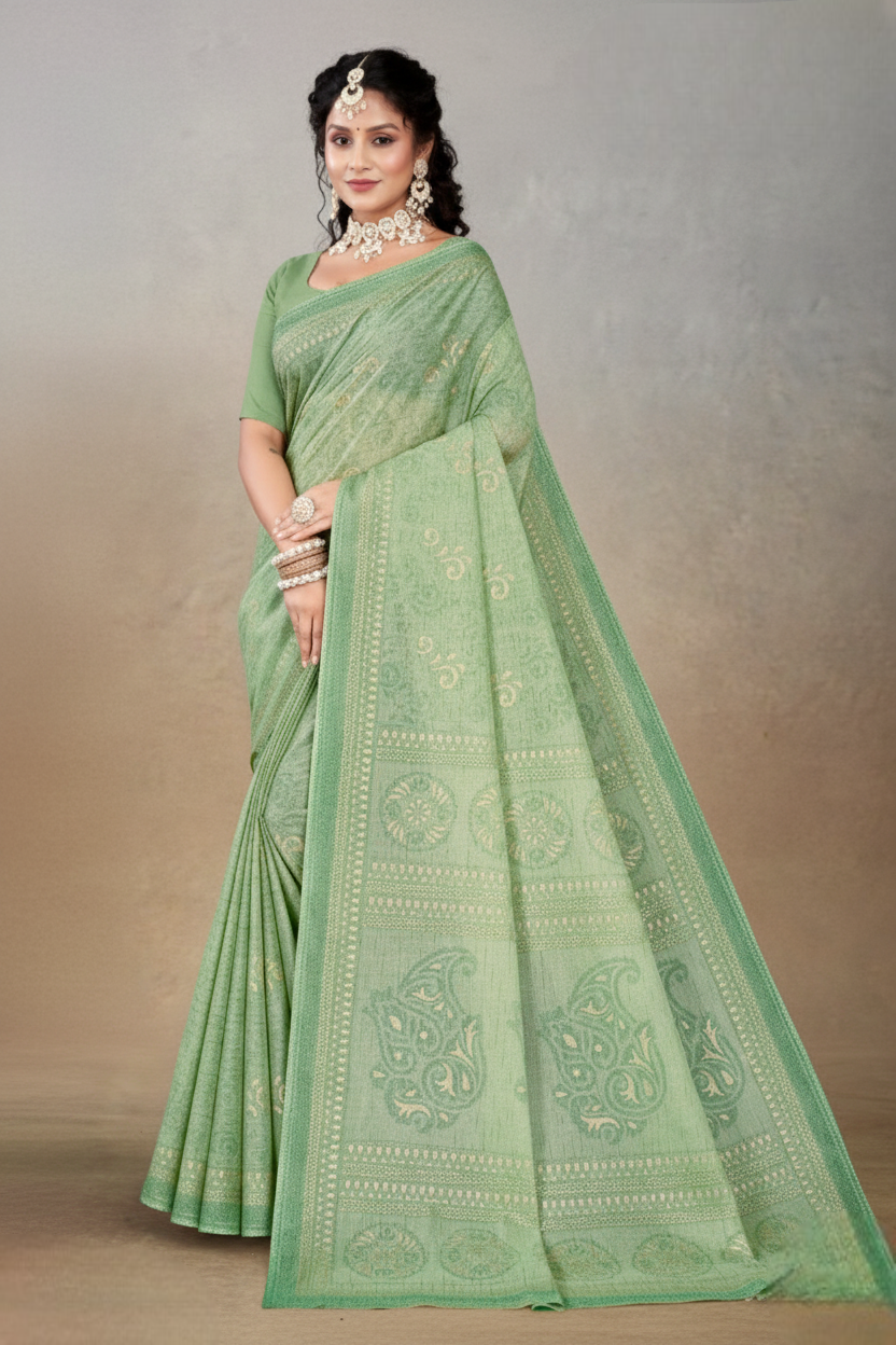 Daisy 3 Cotton Printed Saree 3151